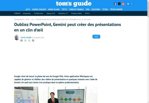 Oubliez PowerPoint, Gemini peut créer des présentations en un clin d’œil